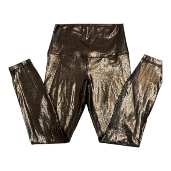 Lululemon Align High-Rise 25" Shine Radiate Foil Print French Press size 4 - Picture 1 of 5
